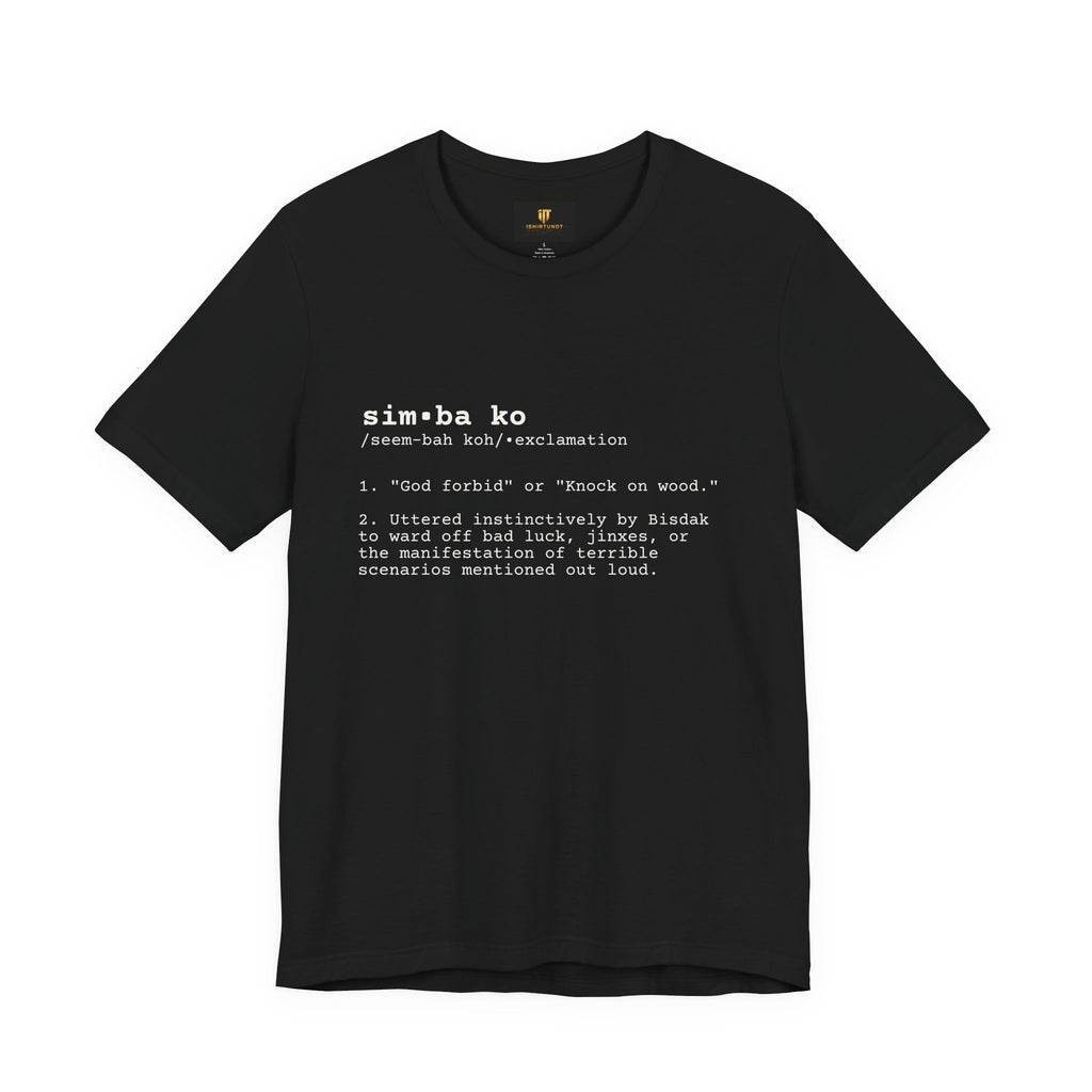 SIMBAKO Tee — For When Someone Says Something So Unlucky You Need Divine Intervention