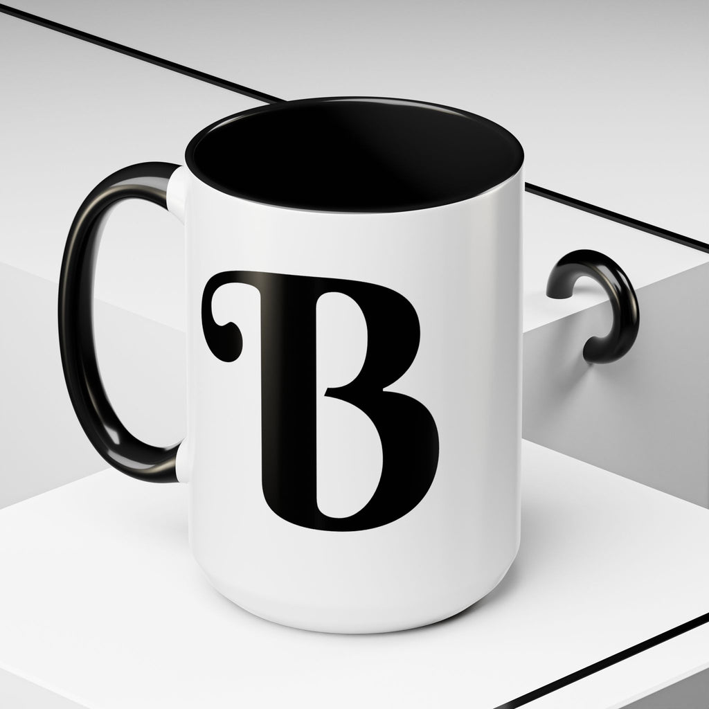 BisDak Initial Personality Trait Mug Letter B (11/15oz)