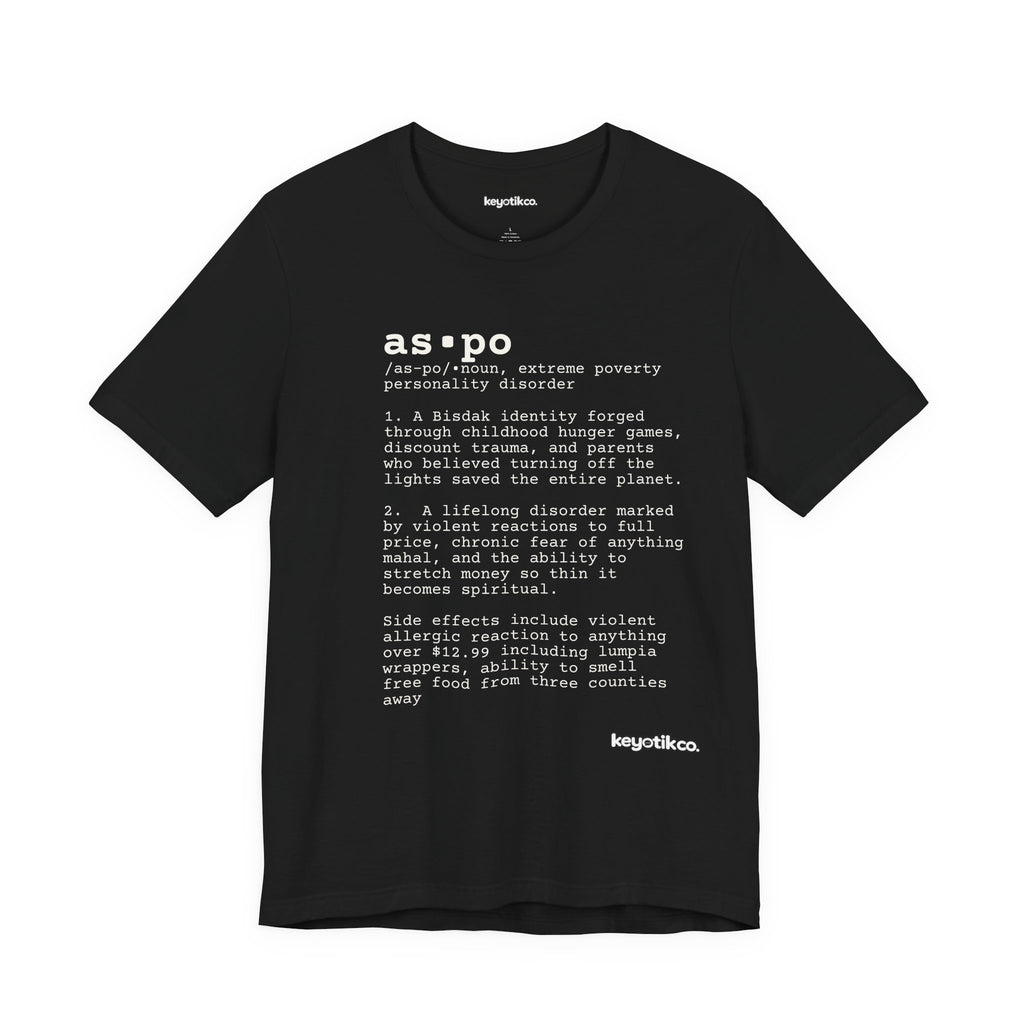 ASPO Dictionary Tee – Broke But Bisdak Shirt
