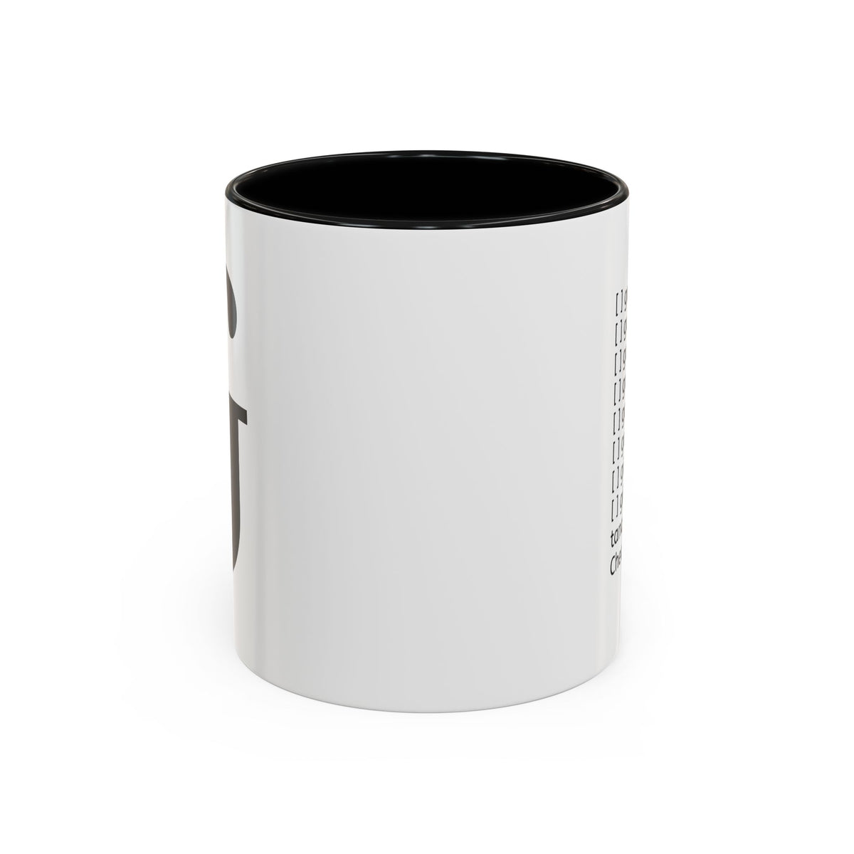 BisDak Initial Personality Trait Mug Letter G (11/15oz)