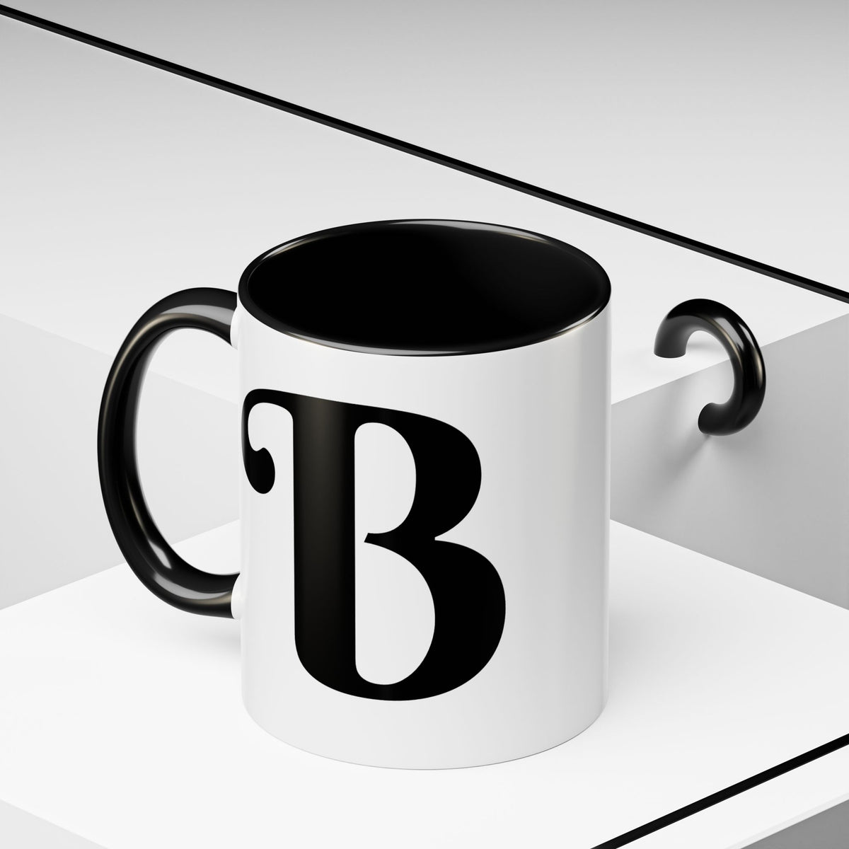 BisDak Initial Personality Trait Mug Letter B (11/15oz)