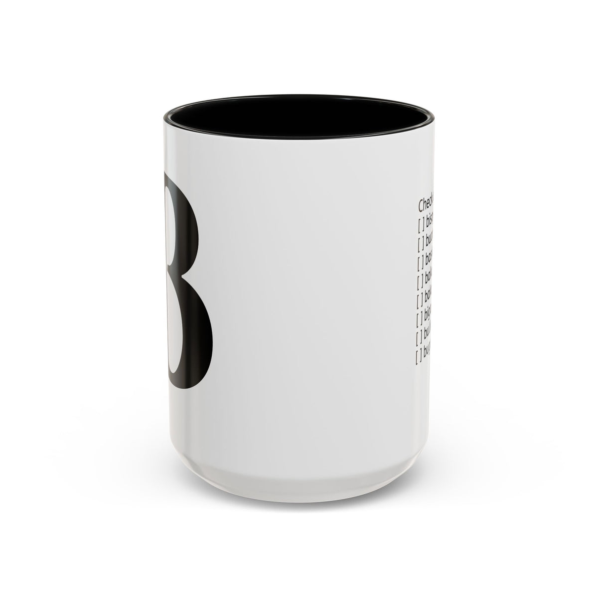 BisDak Initial Personality Trait Mug Letter B (11/15oz)