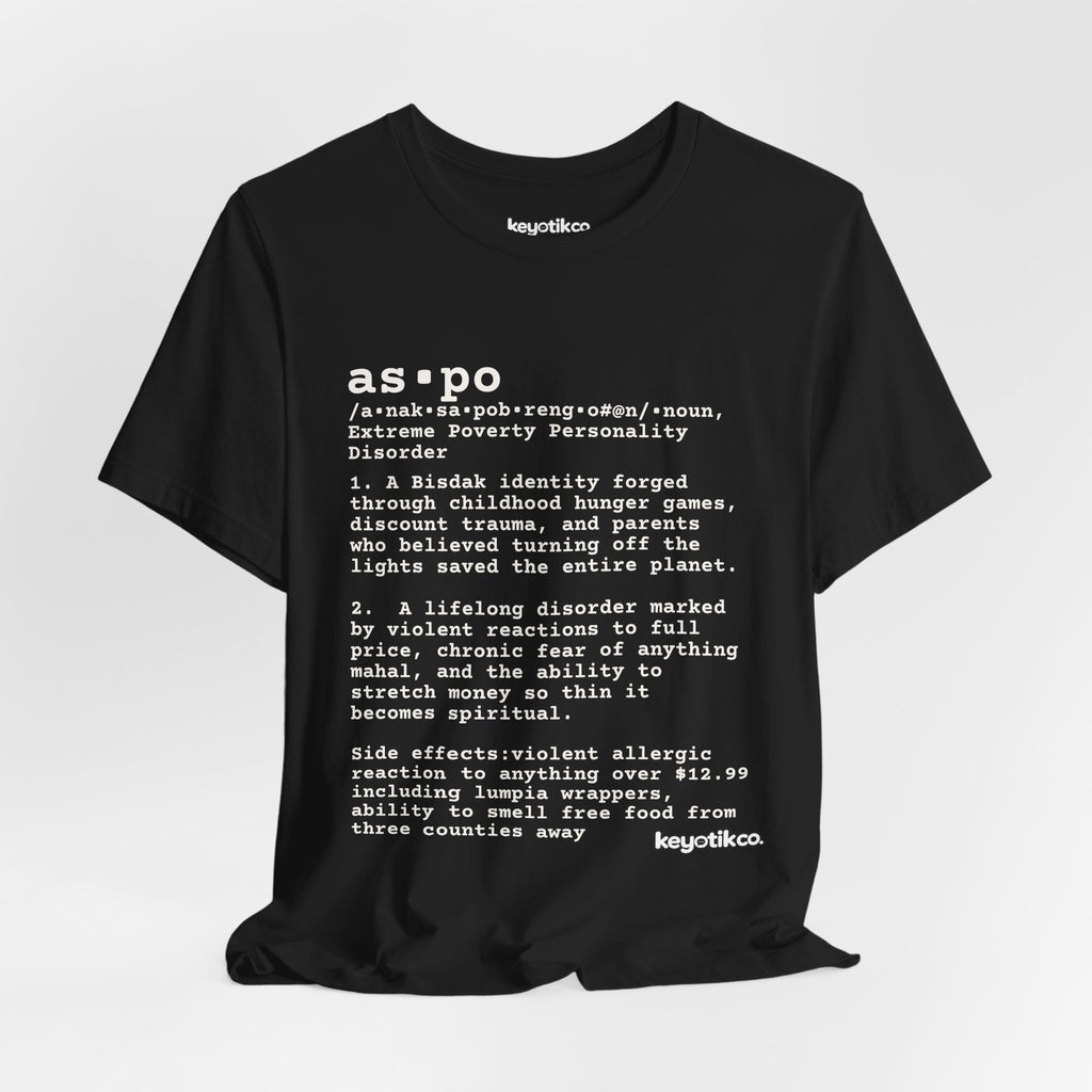 ASPO Dictionary Tee – Broke But Bisdak Shirt