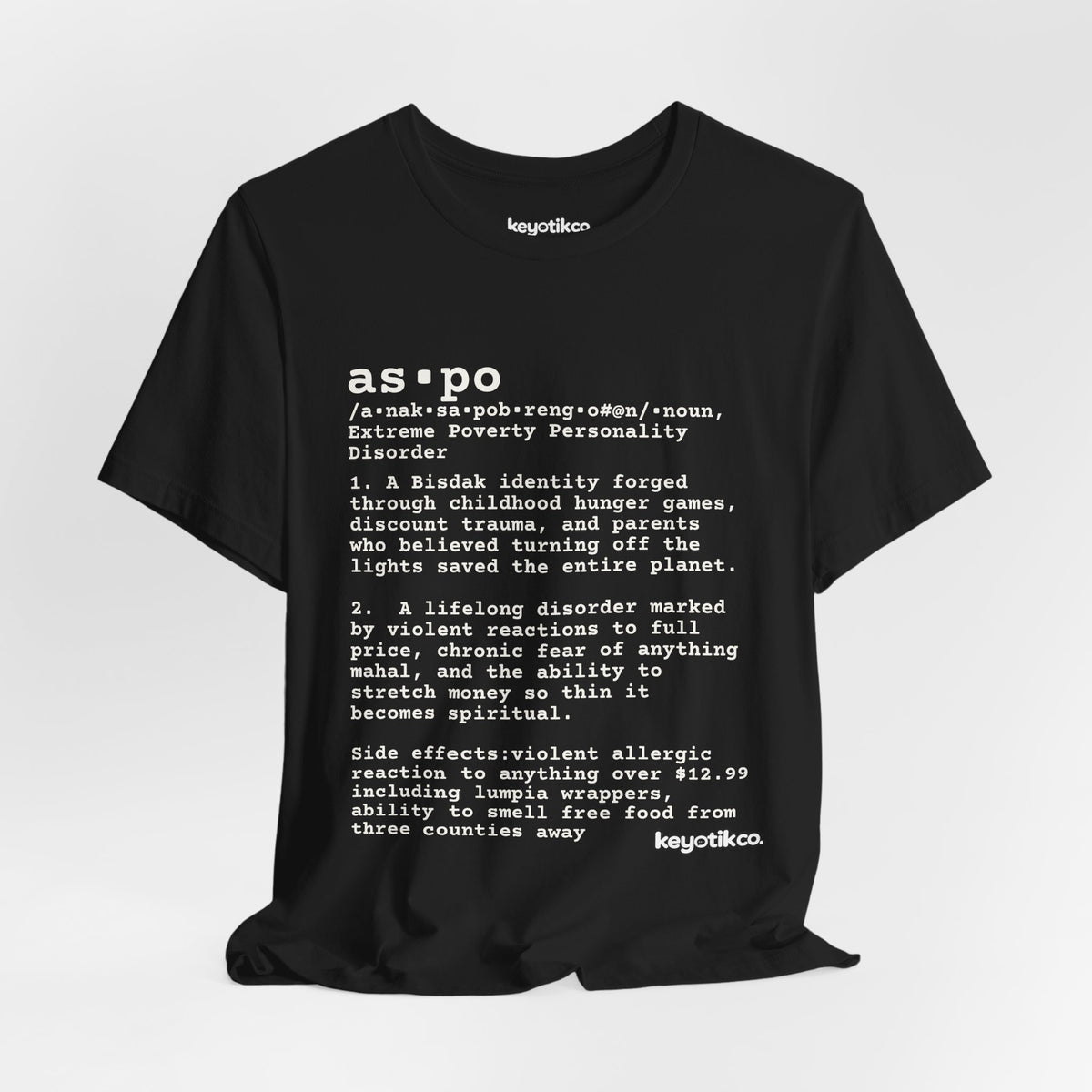 ASPO Dictionary Tee – Broke But Bisdak Shirt