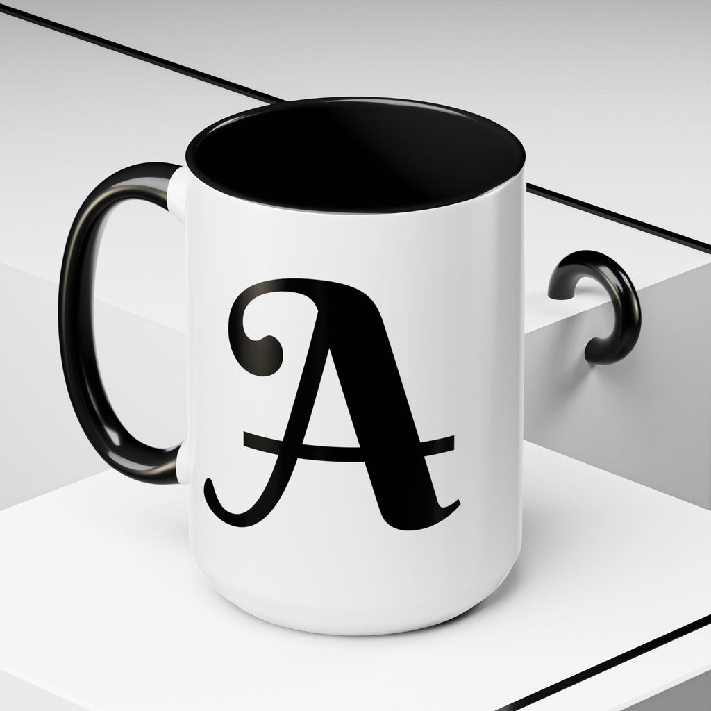 BisDak Initial Personality Trait Mug Letter A (11/15oz)