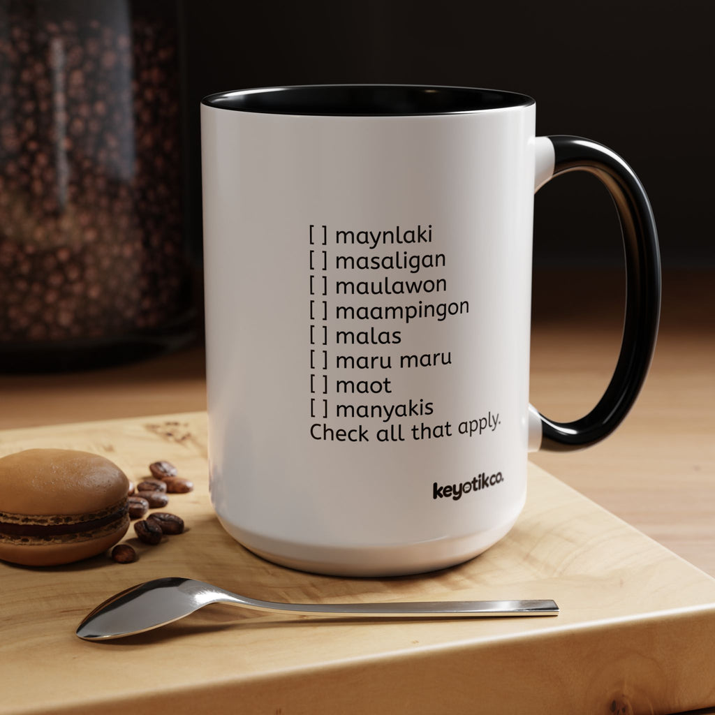 BisDak Initial Personality Trait Mug Letter M (11/15oz)