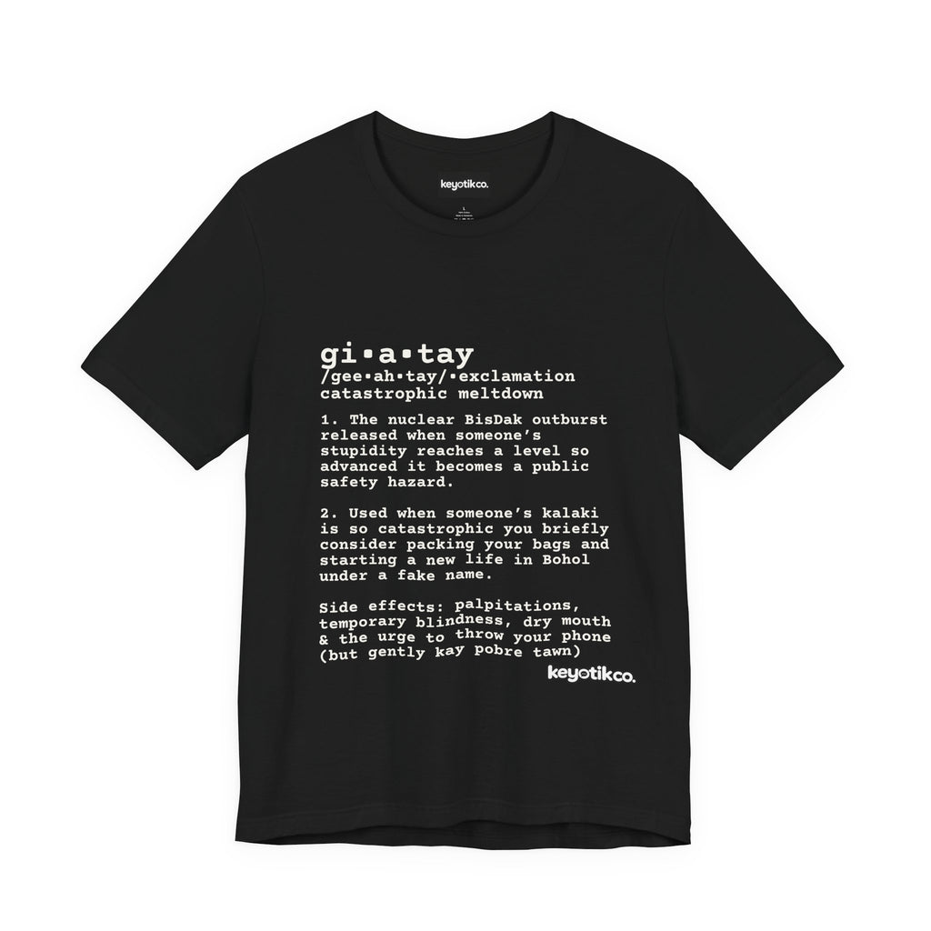 GIATAY TEE — The Official Shirt of Bisdak Chaos