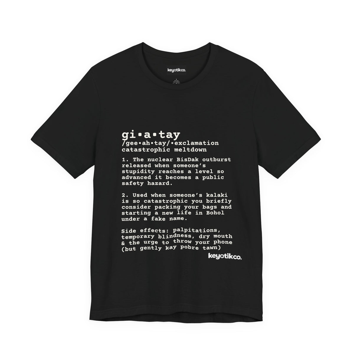 GIATAY TEE — The Official Shirt of Bisdak Chaos
