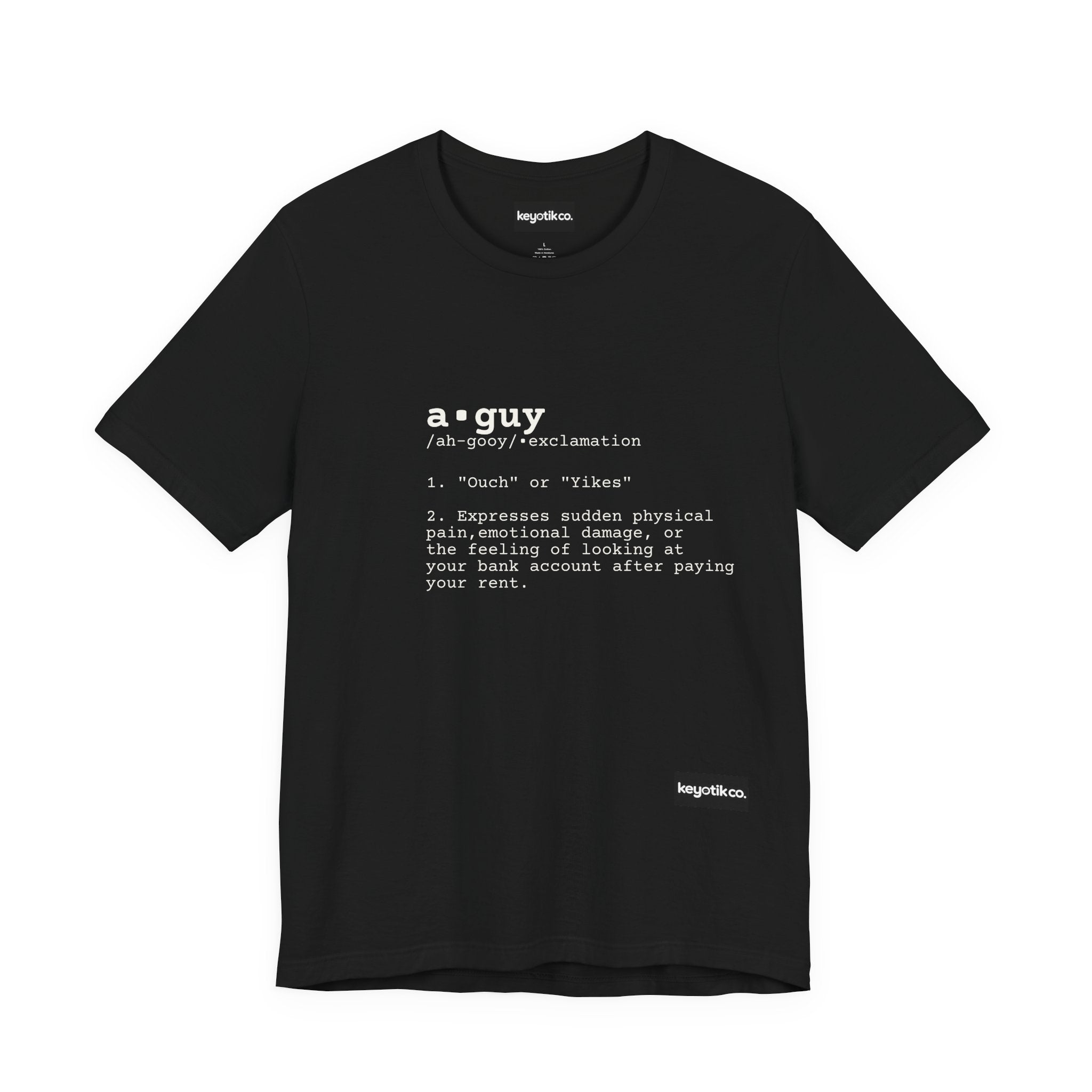 AGUY Tee - The Universal BisDak Pain Signal