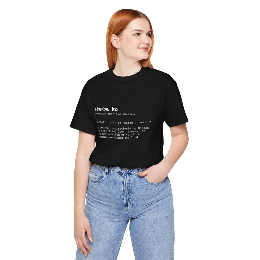 SIMBAKO Tee — For When Someone Says Something So Unlucky You Need Divine Intervention