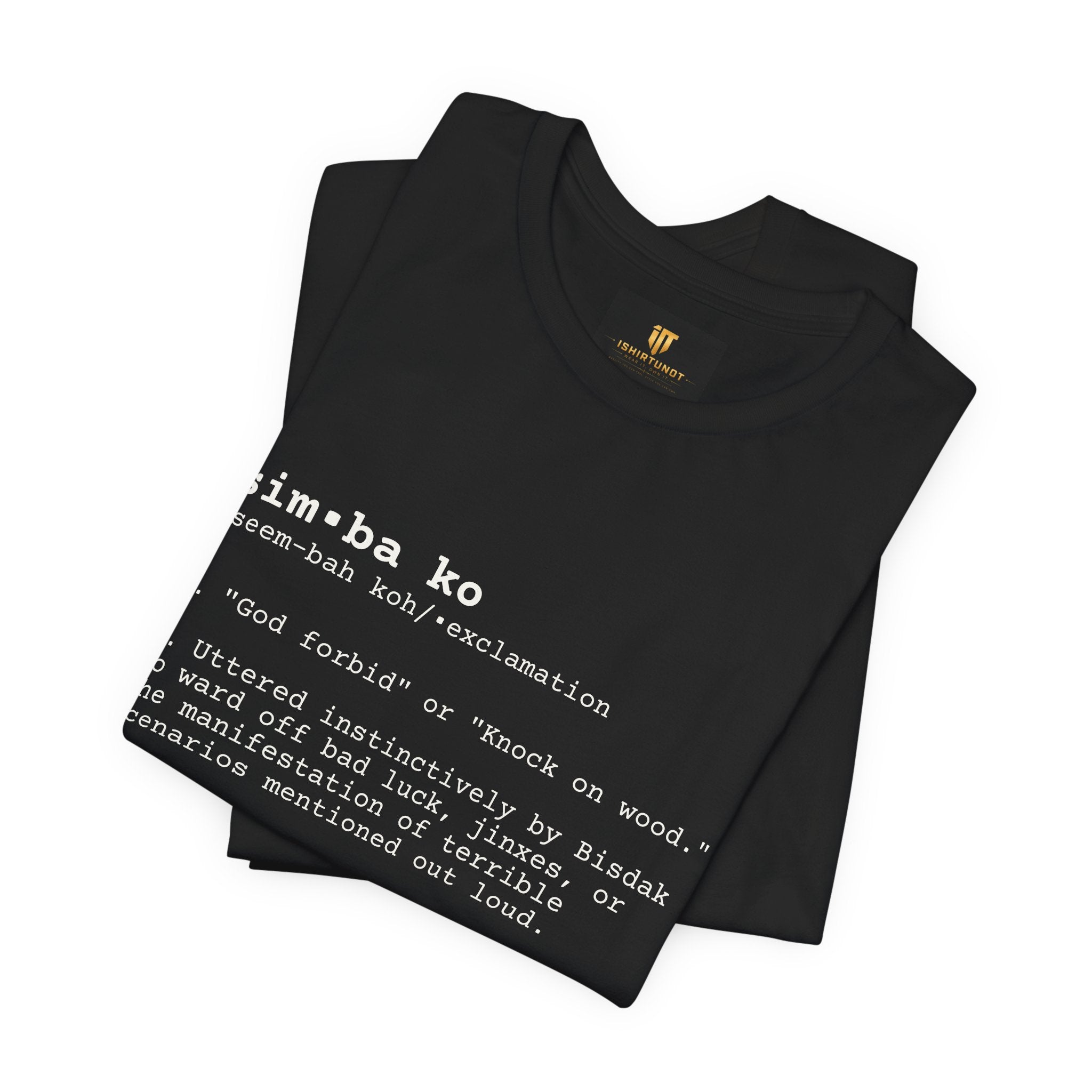 SIMBAKO Tee — For When Someone Says Something So Unlucky You Need Divine Intervention