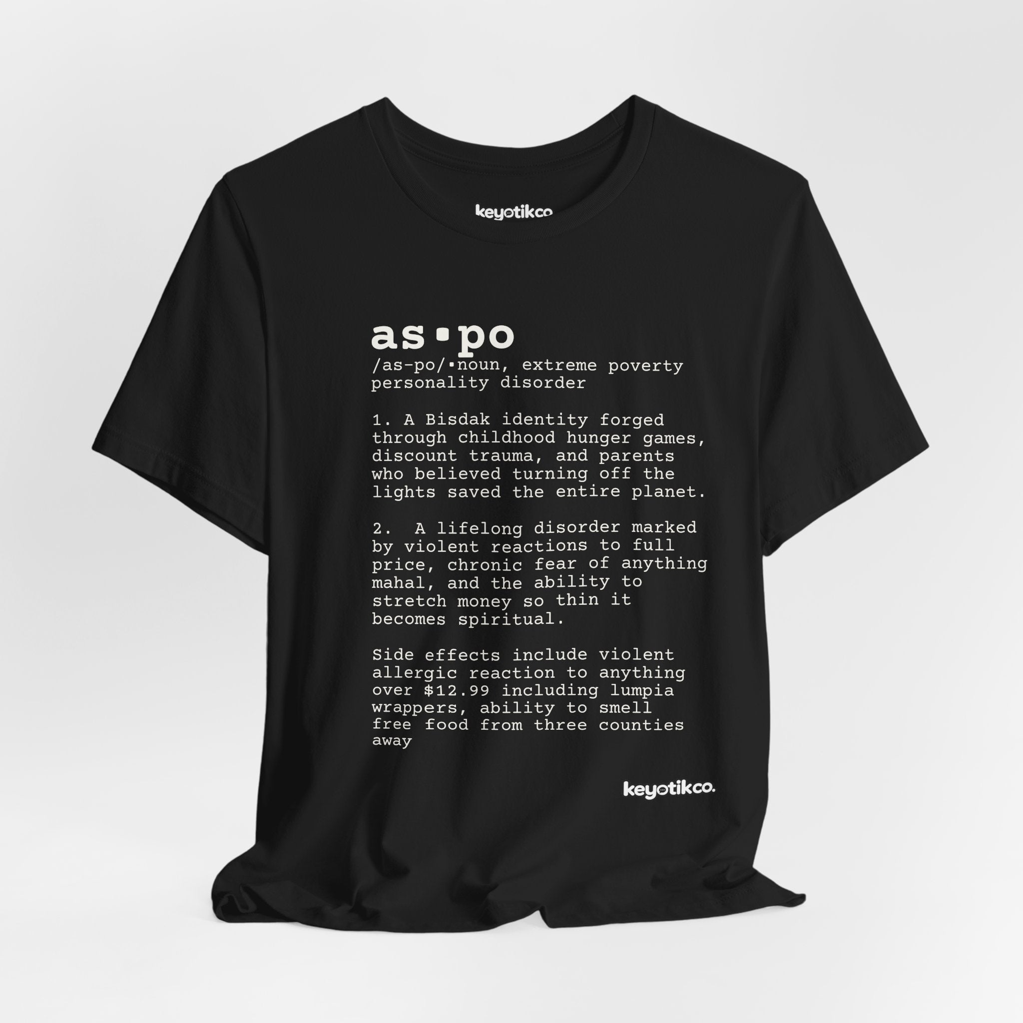 ASPO Dictionary Tee – Broke But Bisdak Shirt