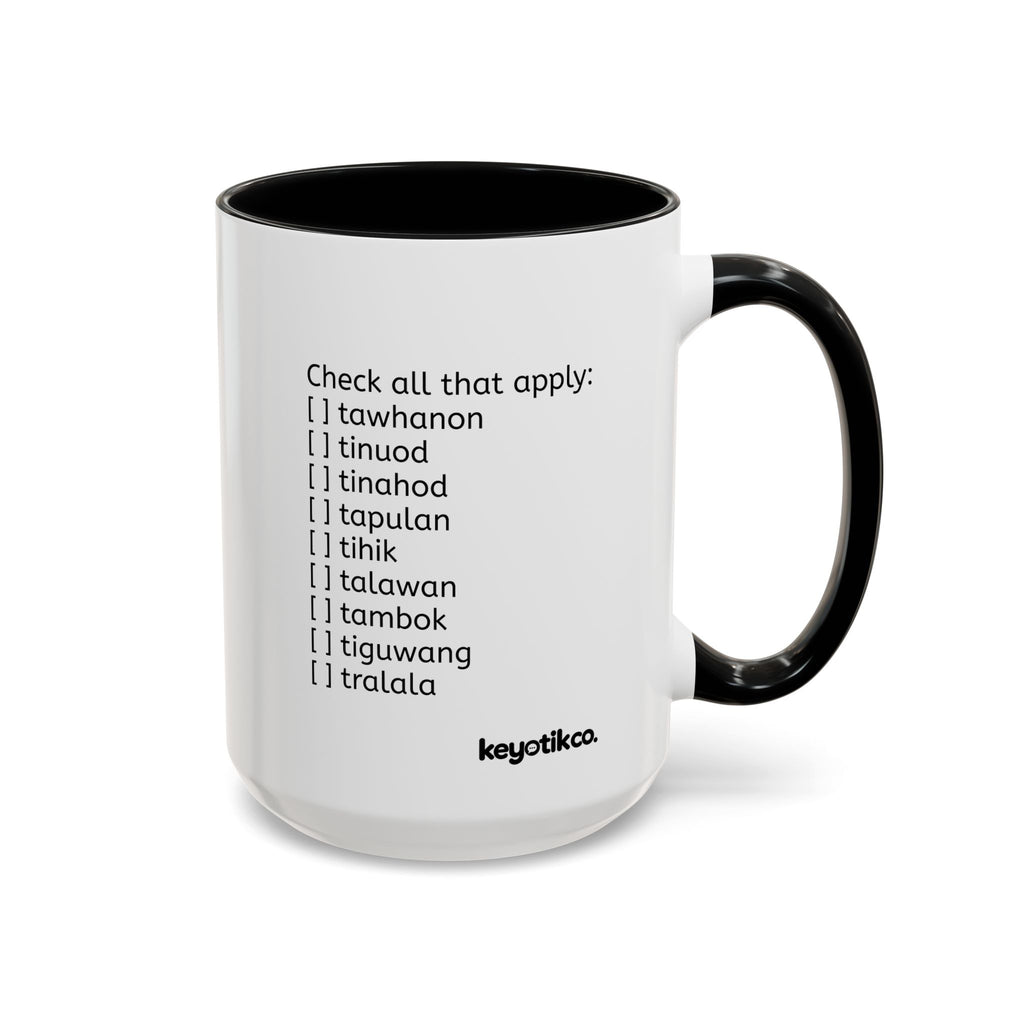 BisDak Initial Personality Trait Mug Letter T (11/15oz)