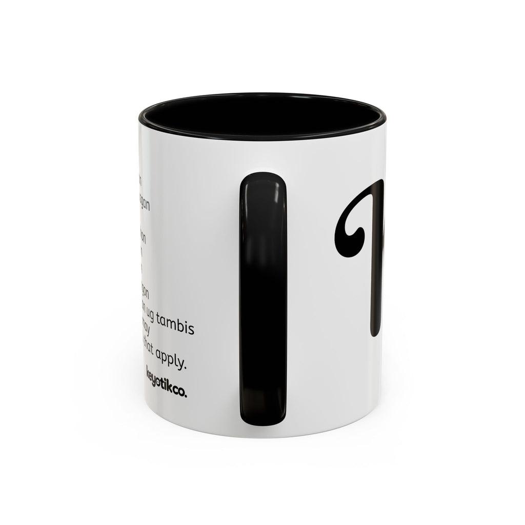 BisDak Initial Personality Mug Letter K (11/15oz)