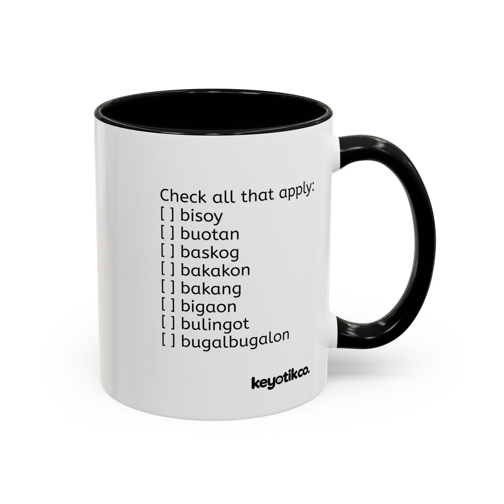 BisDak Initial Personality Trait Mug Letter B (11/15oz)