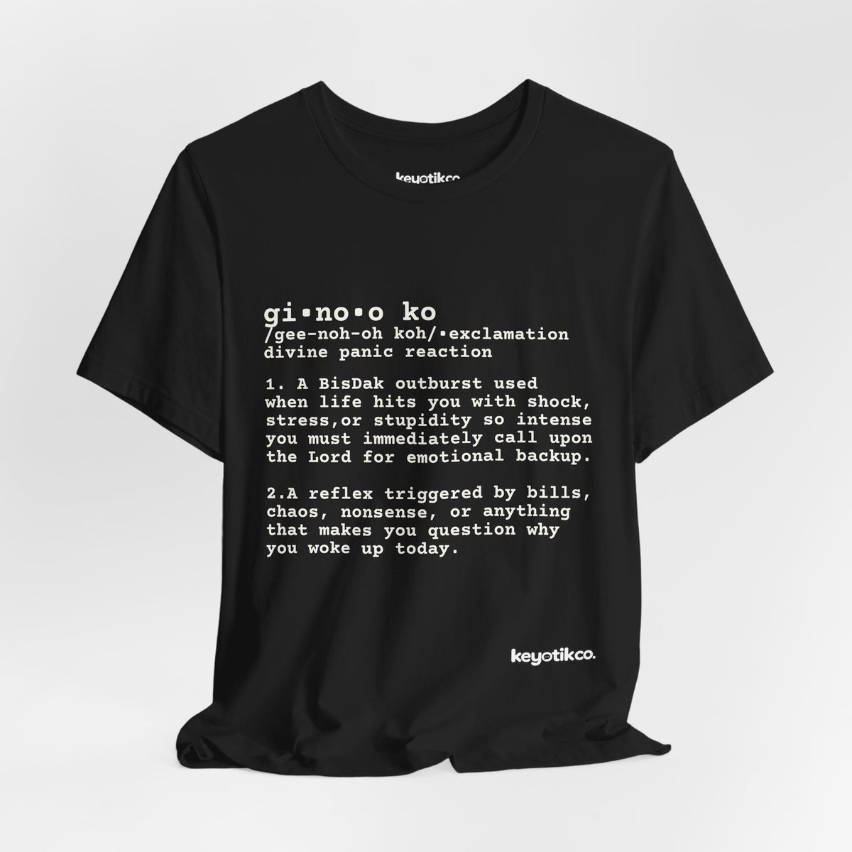 GINOO KO — The Bisdak Survival Instinct Tee