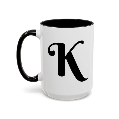 BisDak Initial Personality Mug Letter K (11/15oz)