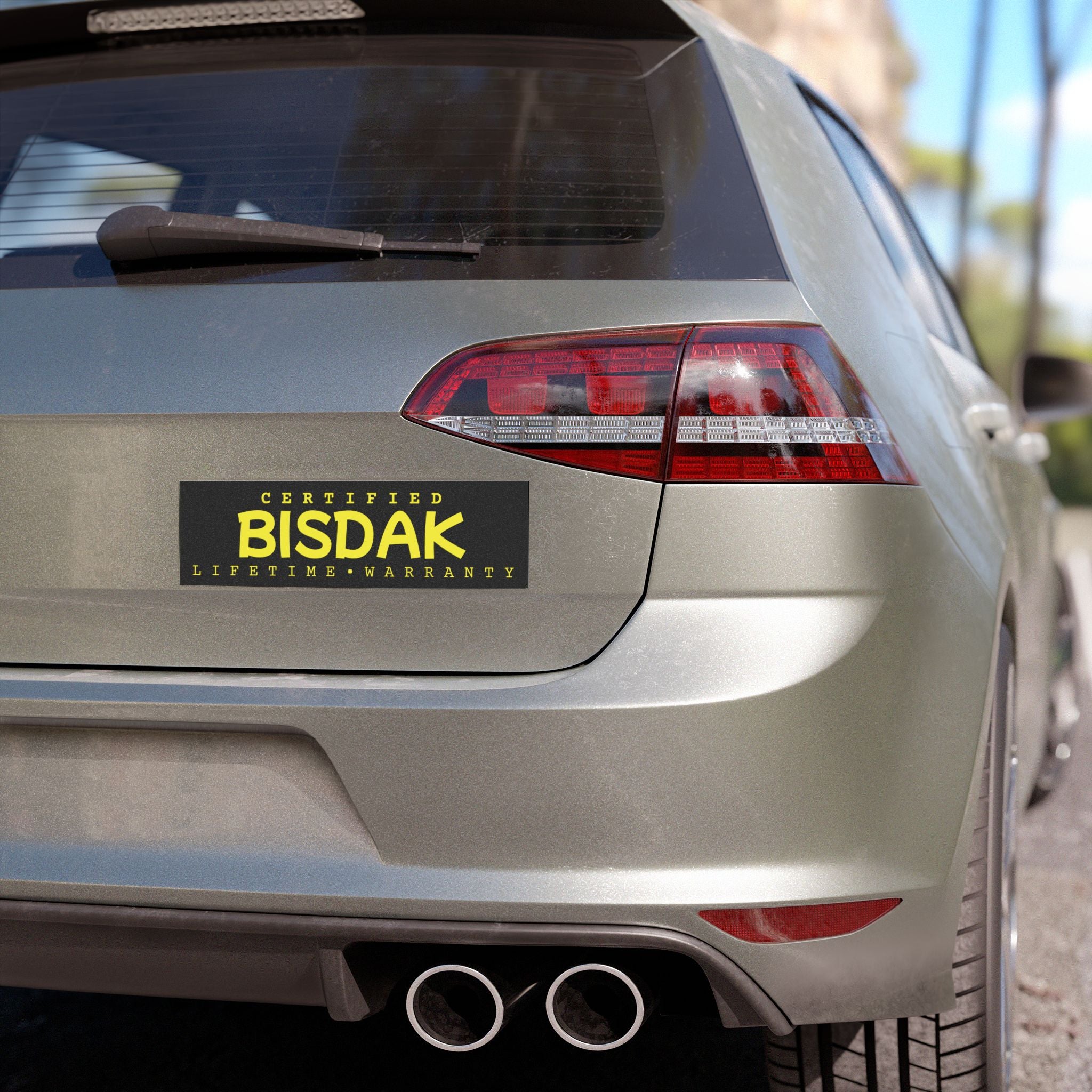 CERTIFIED BISDAK – Lifetime Warranty Car Magnet