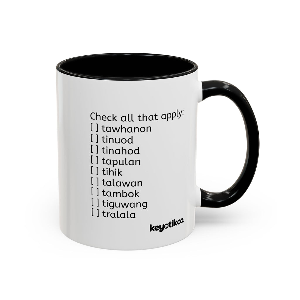 BisDak Initial Personality Trait Mug Letter T (11/15oz)