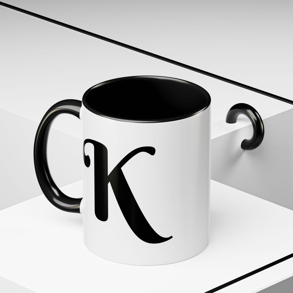 BisDak Initial Personality Mug Letter K (11/15oz)