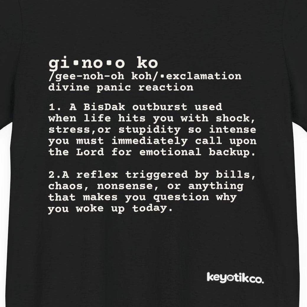 GINOO KO — The Bisdak Survival Instinct Tee