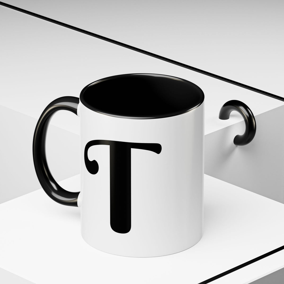 BisDak Initial Personality Trait Mug Letter T (11/15oz)