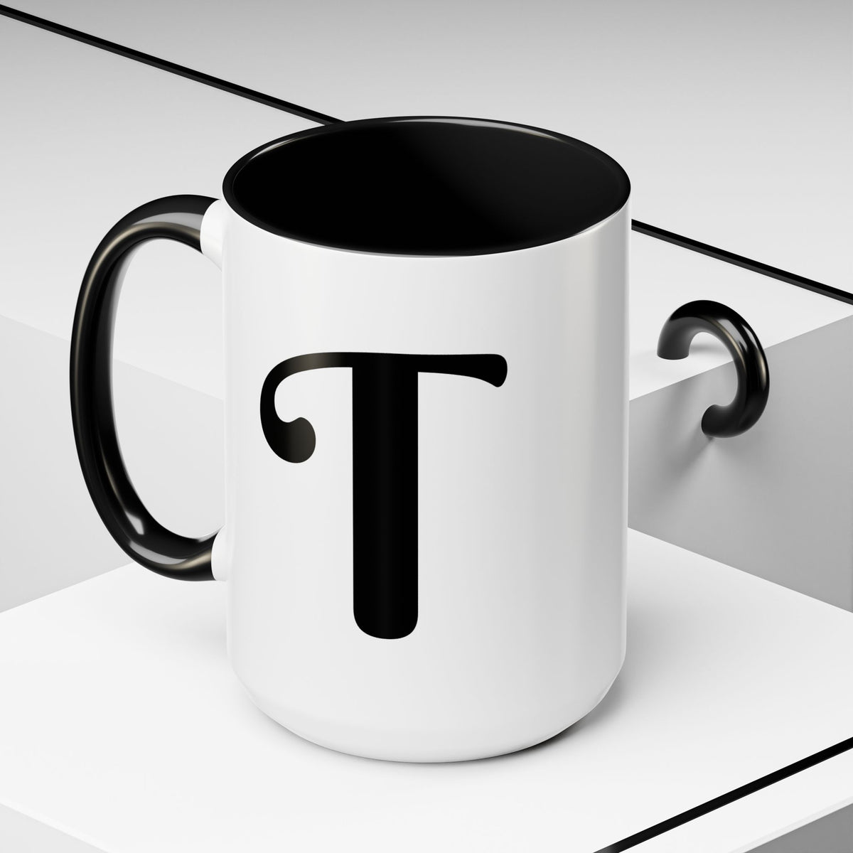 BisDak Initial Personality Trait Mug Letter T (11/15oz)