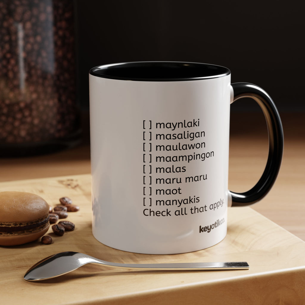 BisDak Initial Personality Trait Mug Letter M (11/15oz)