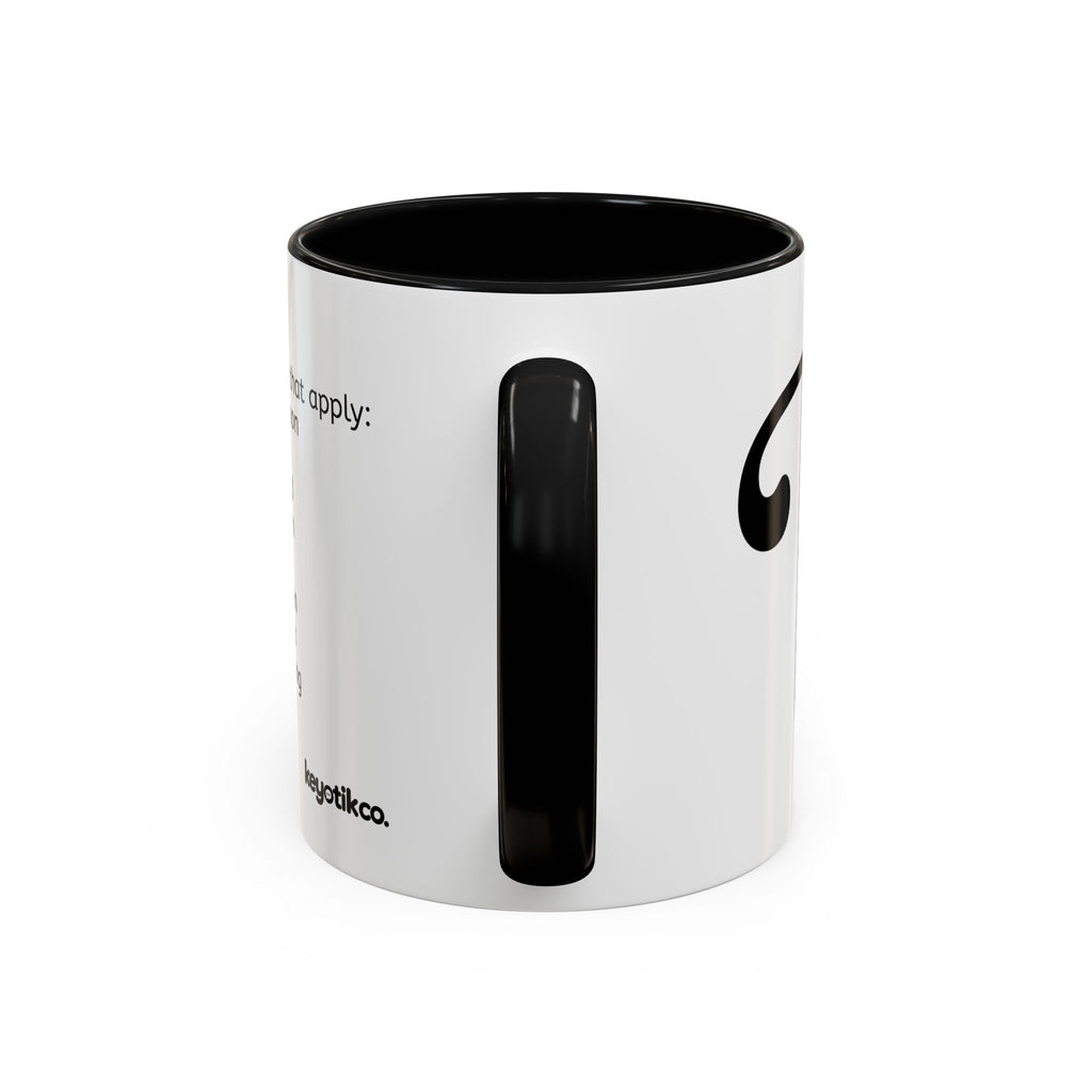 BisDak Initial Personality Trait Mug Letter T (11/15oz)