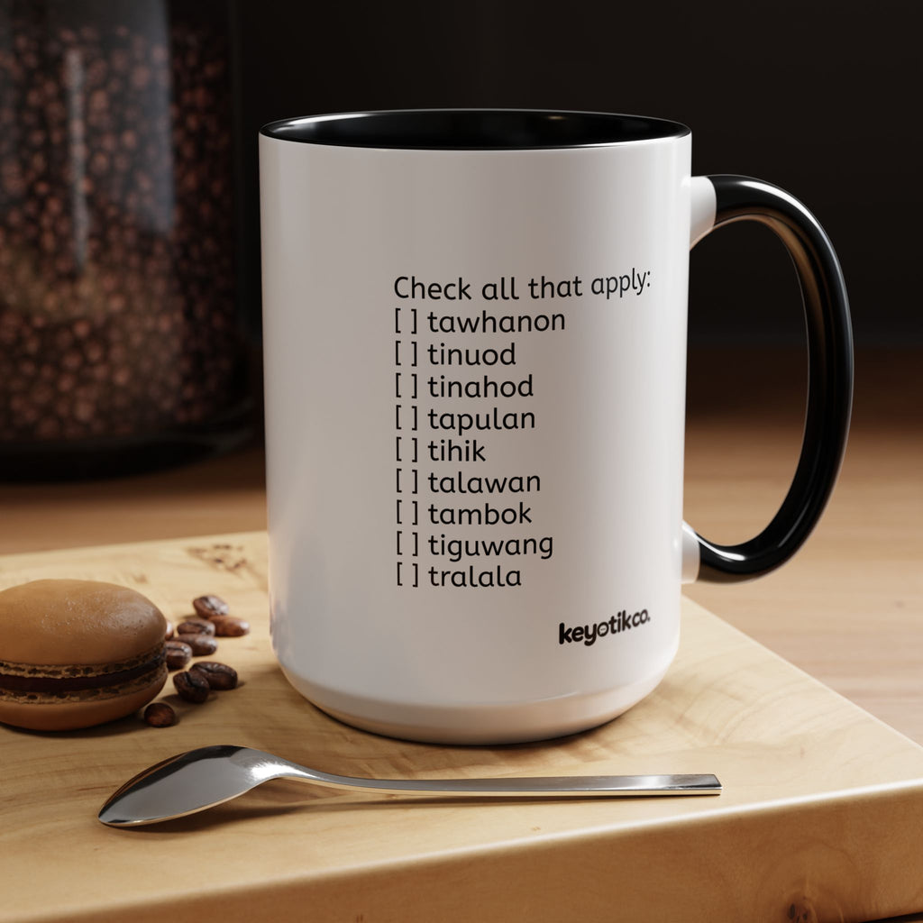 BisDak Initial Personality Trait Mug Letter T (11/15oz)