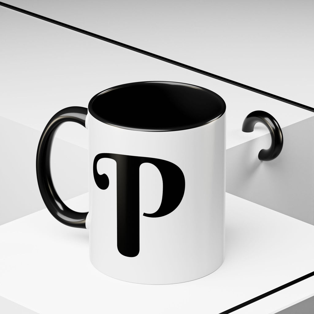 BisDak Initial Personality Trait Mug Letter P (11/15oz)
