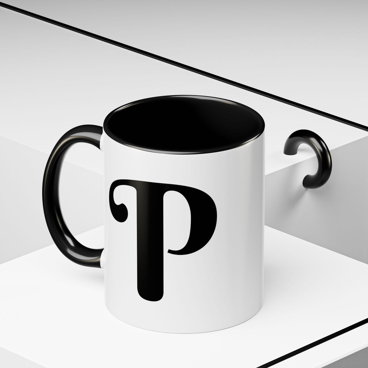 BisDak Initial Personality Trait Mug Letter P (11/15oz)