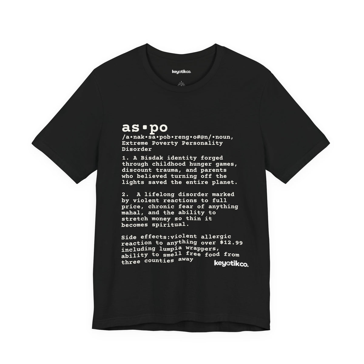 ASPO Dictionary Tee – Broke But Bisdak Shirt