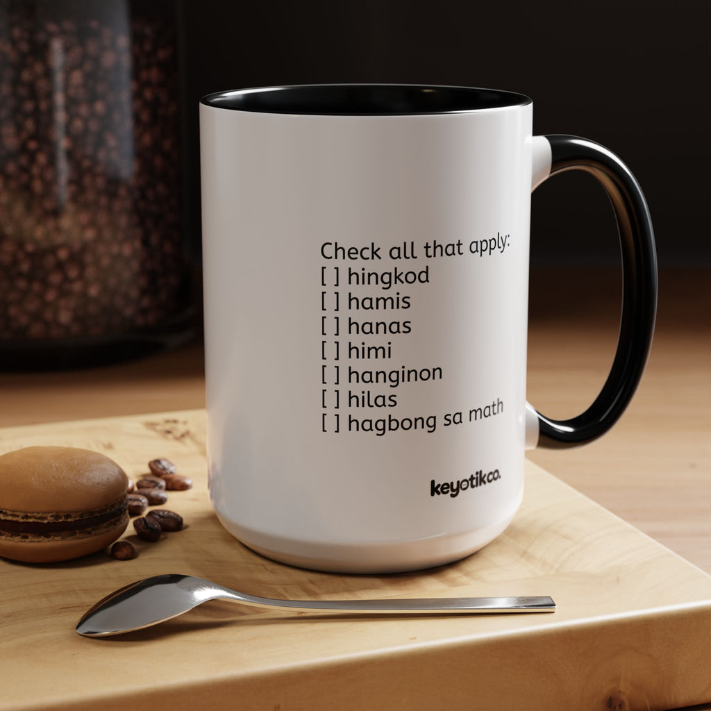 BisDak Initial Personality Trait Mug Letter H (11/15oz)