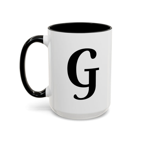 BisDak Initial Personality Trait Mug Letter G (11/15oz)