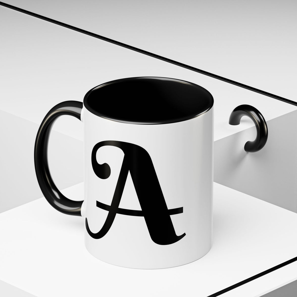 BisDak Initial Personality Trait Mug Letter A (11/15oz)
