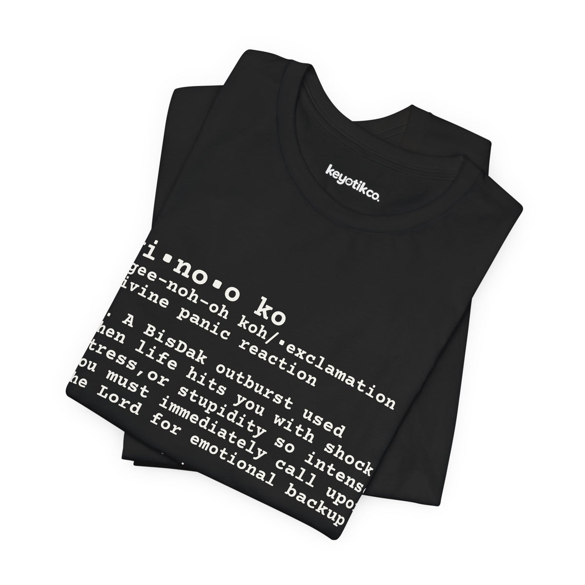 GINOO KO — The Bisdak Survival Instinct Tee